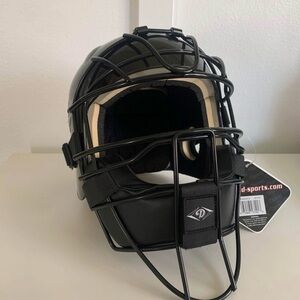 New! Diamond softball Catcher’s Helmet L/XL Face mask combo or umpire protection
